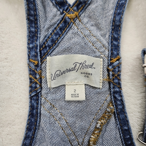 Universal Thread Skinny Leg Overalls in Blue Dark Wash Women’s Multiple Sizes - Picture 8 of 14